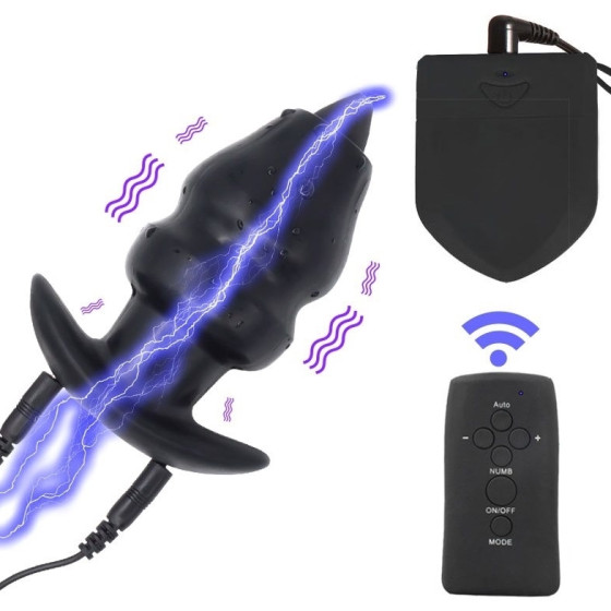 Kit Plugs Anus + Penis Electro