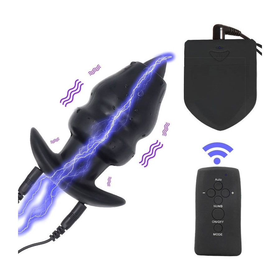 Kit Plugs Anus + Penis Electro