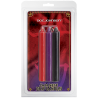 Bougies colorées x3