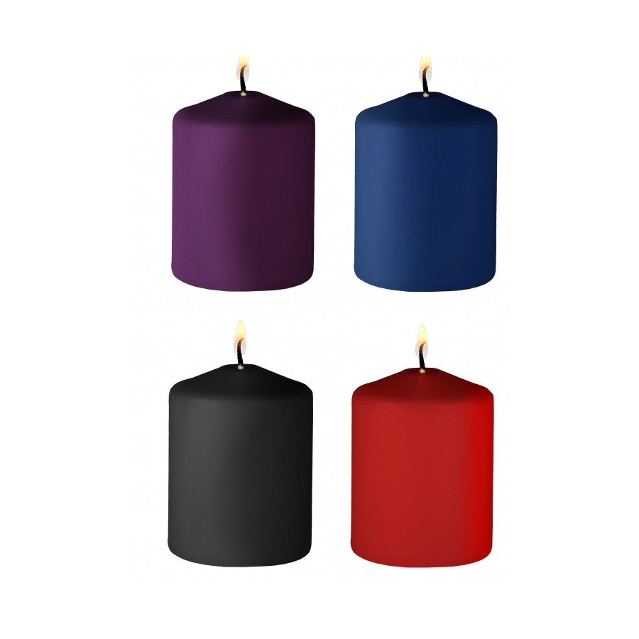 Lot de 4 bougies Tease Candle Parfums variés 24g Lot de 4 bougies Tease Candle Parfums variés 24g