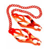 Pinces pour tétons Mr Fist Rouge
