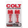 Suce-Tétons Pro-Suckers Colt 30mm Rouges