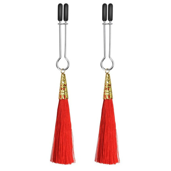 Pinces à tétons Glamour  rouges