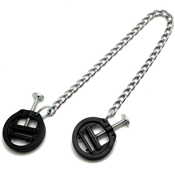 Pinces a seins PVC avec chaine