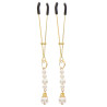 Pince-Tétons Tweezers Pearls Taboom Dorées