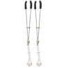 Pince-tétons Tweezers Pearls Taboom Argentées
