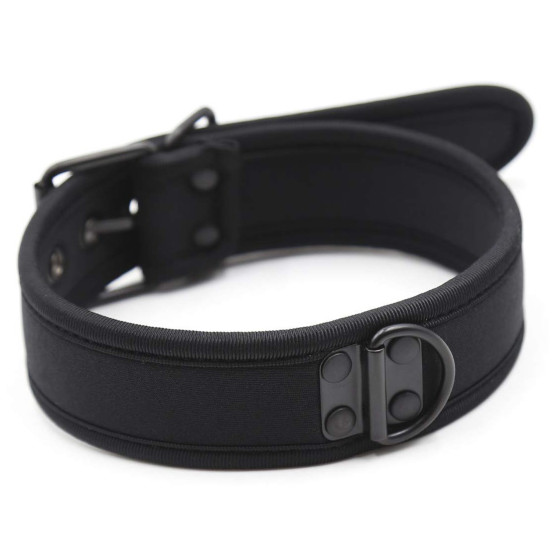 Collier en néoprène Noir