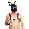 PUPPY SET OREILLES ET LANGUE EN CUIR BLANC