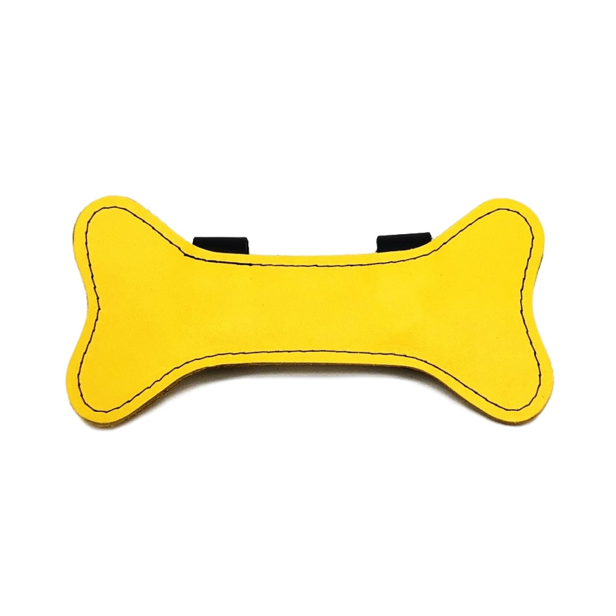 PUPPY OS  EN CUIR JAUNE