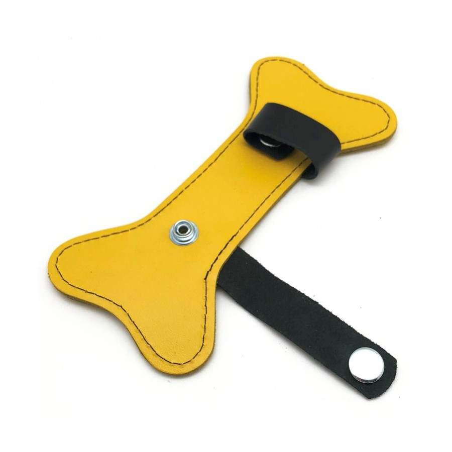 PUPPY OS  EN CUIR JAUNE
