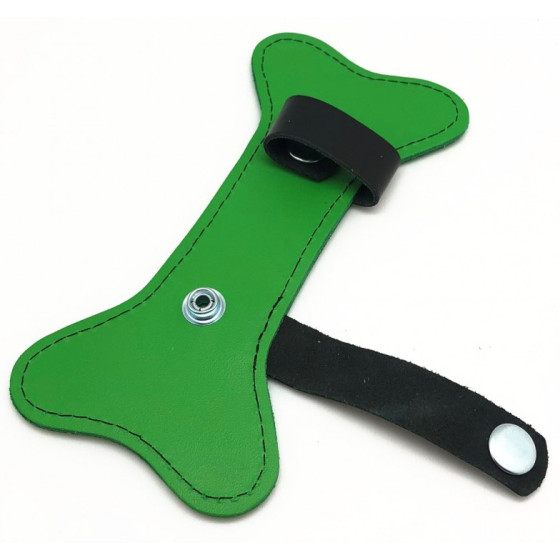 PUPPY OS  EN CUIR VERT