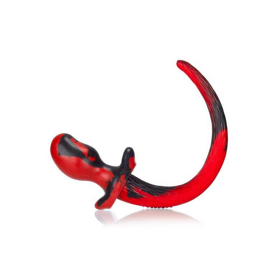 Plug Queue Puppy Tail Beagle 9.5 x 5 cm Rouge
