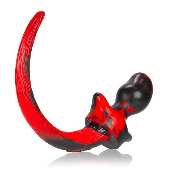 Plug Queue Puppy Tail Beagle 9.5 x 5 cm Rouge