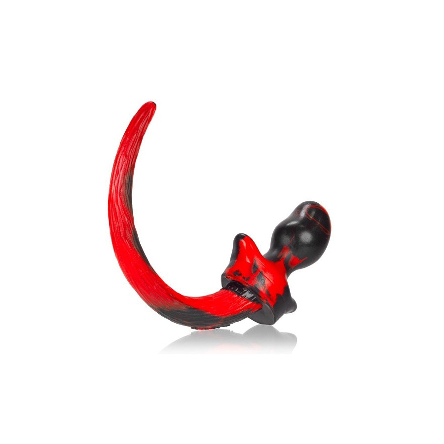 Plug Queue Puppy Tail Beagle 9.5 x 5 cm Rouge