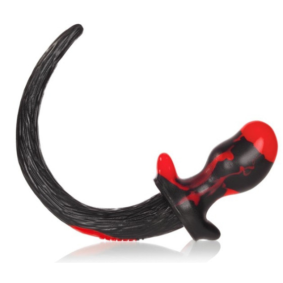 Plug Queue Puppy Tail Beagle 9.5 x 5 cm Rouge