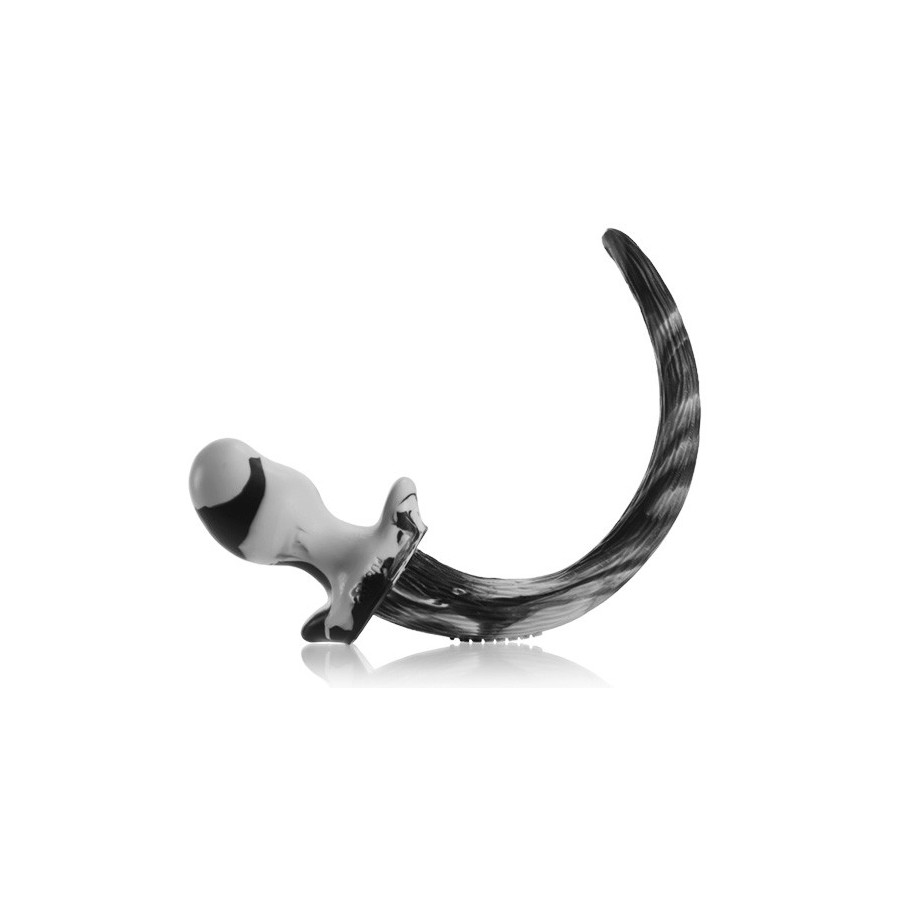 Plug Queue Puppy Tail Beagle 9.5 x 5 cm Blanc