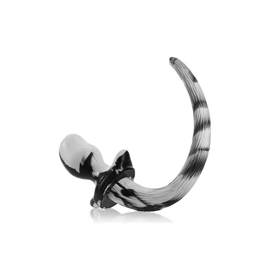 Plug Queue Puppy Tail Beagle 9.5 x 5 cm Blanc