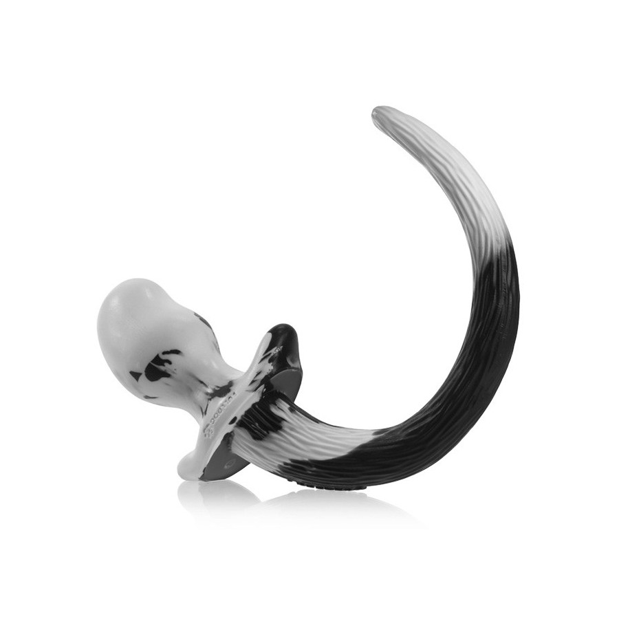 Plug Queue Puppy Tail Beagle 9.5 x 5 cm Blanc