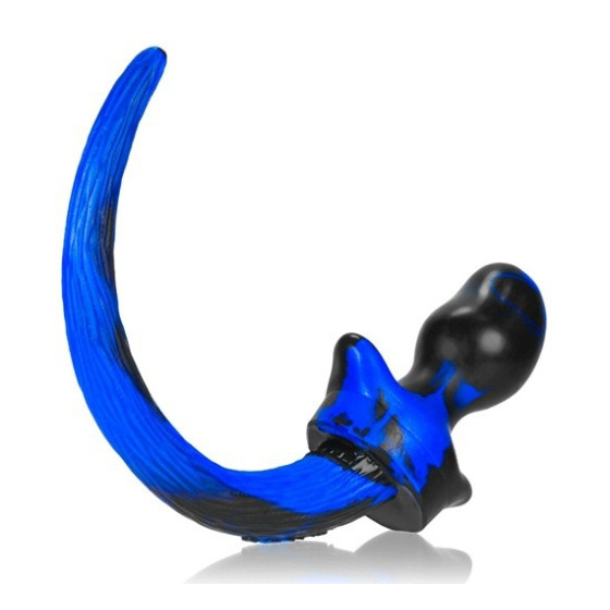 Plug Queue Puppy Tail Bulldog 11.5 x 6 cm Bleu