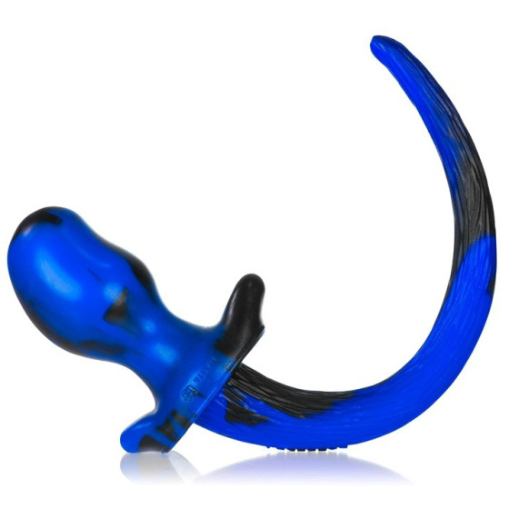 Plug Queue Puppy Tail Bulldog 11.5 x 6 cm Bleu
