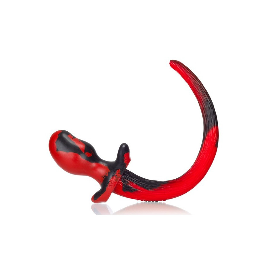 Plug Queue Puppy Tail Bulldog 11.5 x 6 cm Rouge