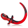 Plug Queue Puppy Tail Bulldog 11.5 x 6 cm Rouge