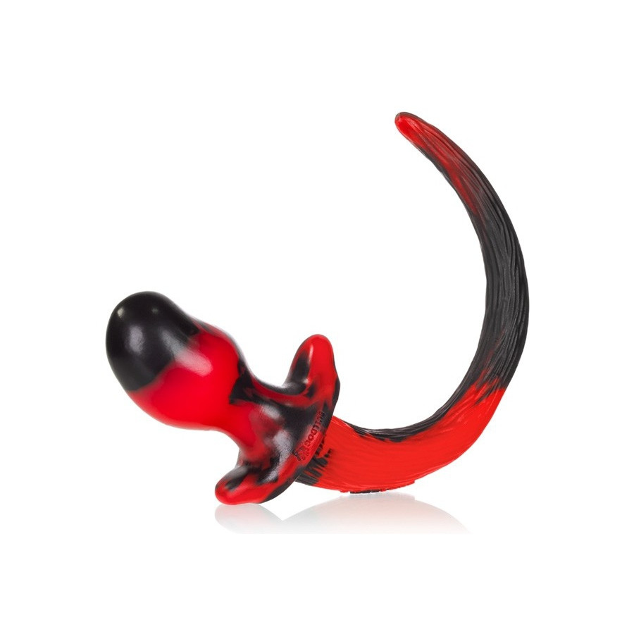 Plug Queue Puppy Tail Bulldog 11.5 x 6 cm Rouge