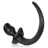 Plug Queue Puppy Tail Beagle 9.5 x 5cm Noir