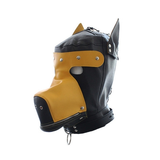 Cagoule de Puppy Dog Noir-Jaune