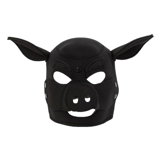 Cagoule Tête de Cochon Pig Noire