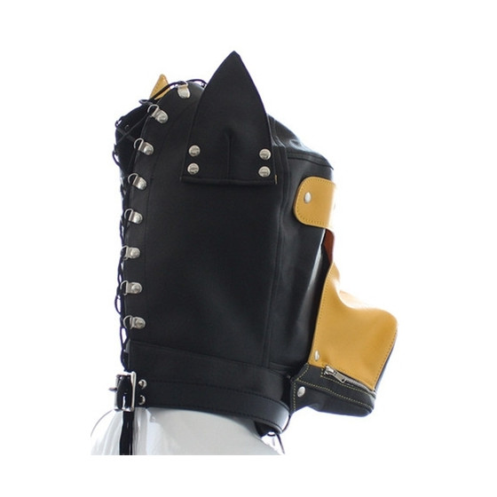 Cagoule de Puppy Dog Noir-Jaune