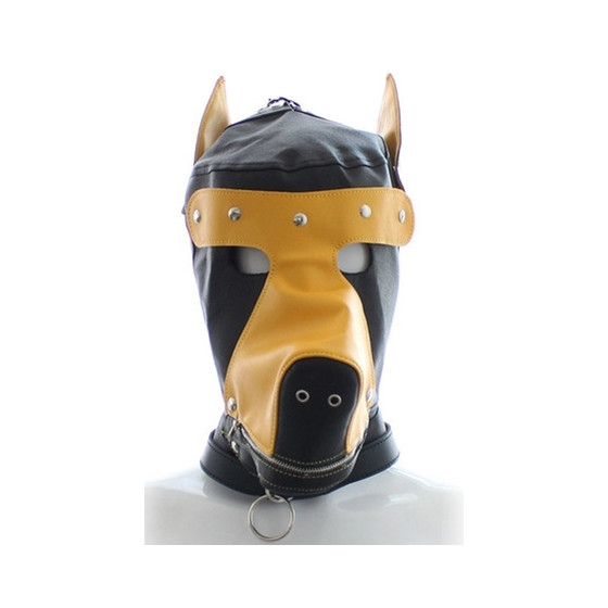 Cagoule de Puppy Dog Noir-Jaune