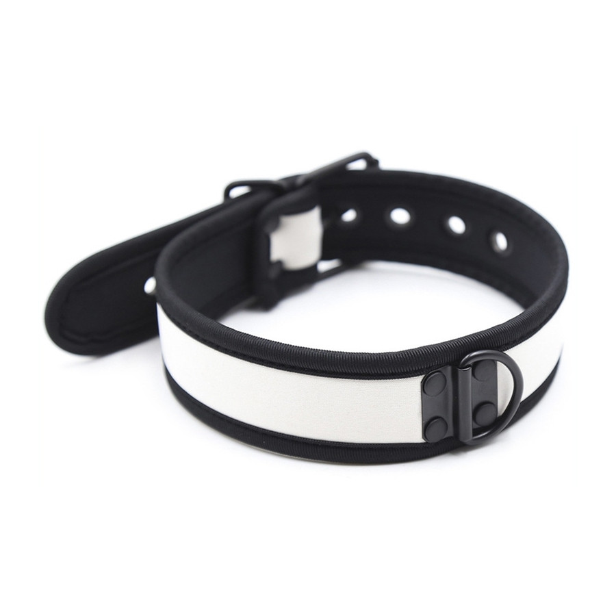 Collier Néoprène Simply Puppy Blanc
