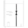 Bâillon Os Silicone Noir