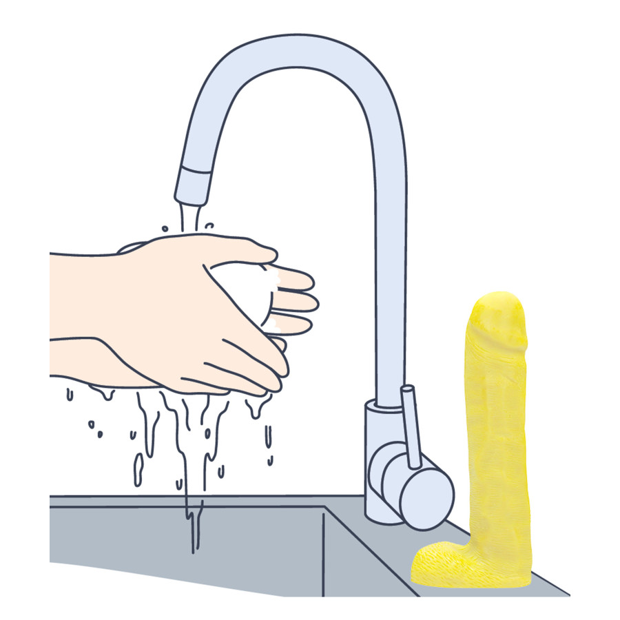 Savon pénis Dicky Soap jaune