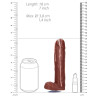 Savon Pénis avec sperme Dicky Marron