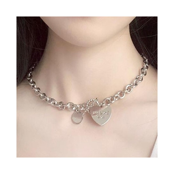 Ras de cou Heart Steel