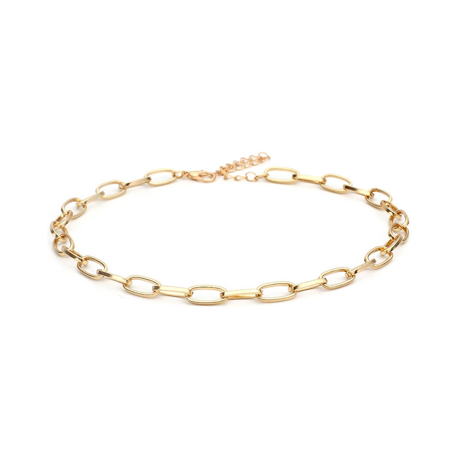 Ras de cou Hollow Ring doré