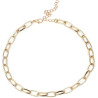 Ras de cou Hollow Ring doré