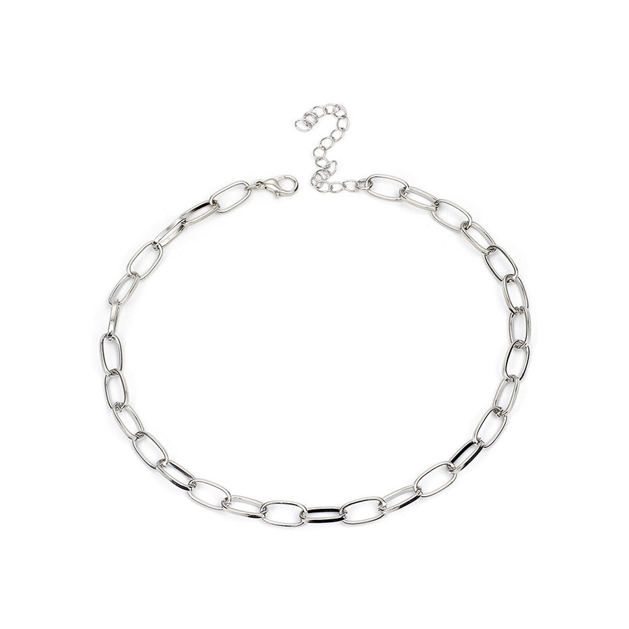 Ras de cou Hollow Ring Argenté