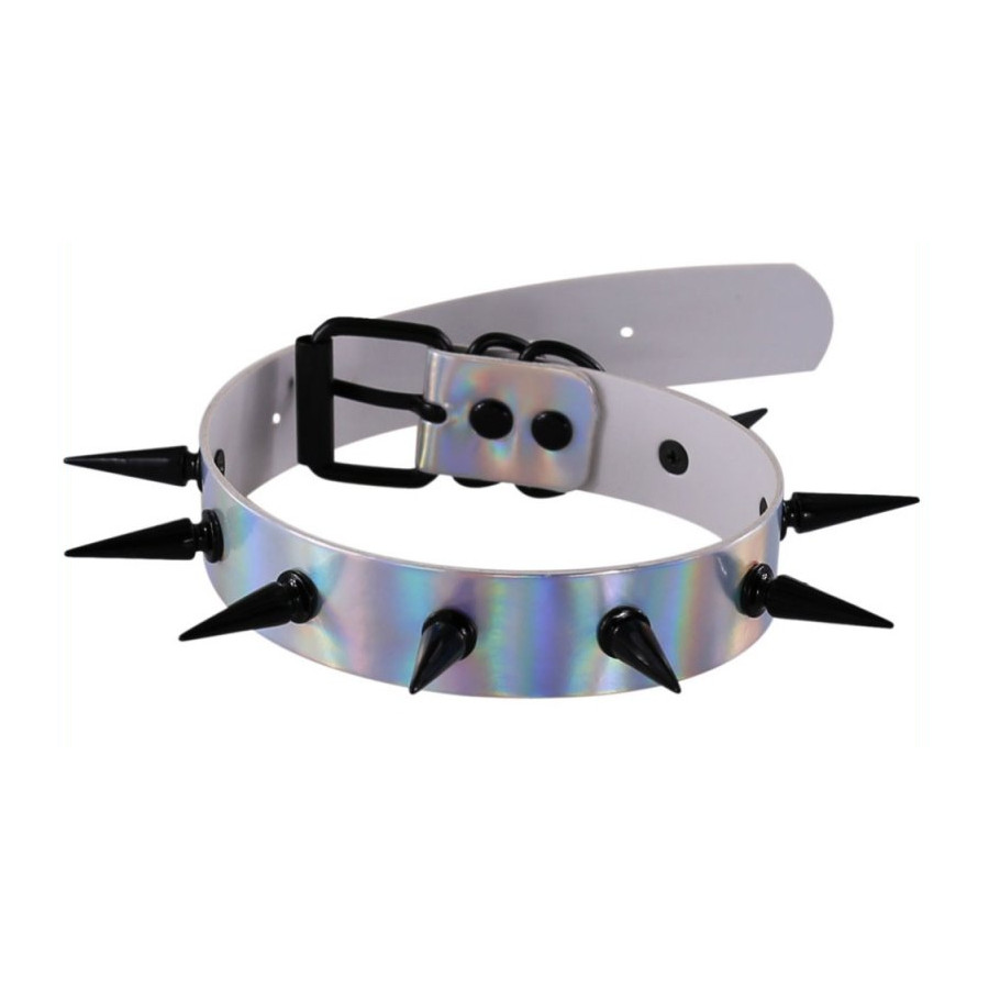 Collier à pointes Piky Laser Argenté
