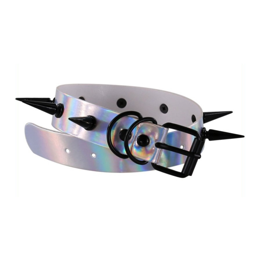 Collier à pointes Piky Laser Argenté