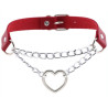 Collier sexy Heart Chain Rouge