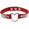 Ras de cou Heart Strass Rouge