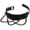 Collier à pointes Piky Noir