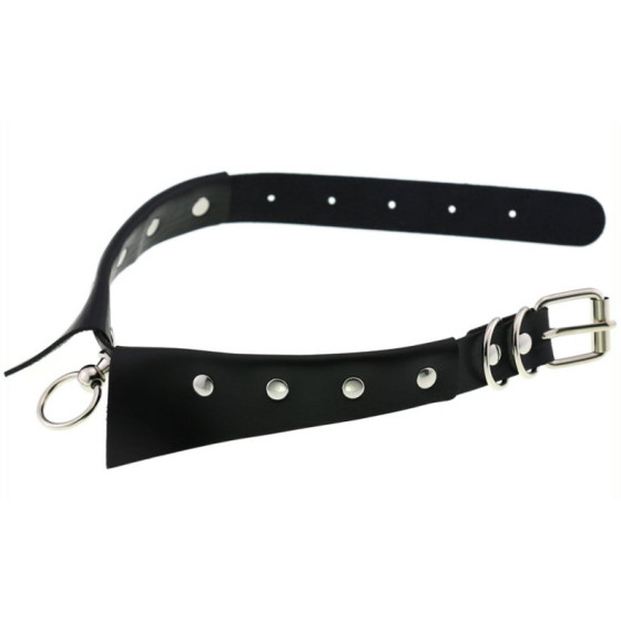 Collier GOTHIC RING Noir