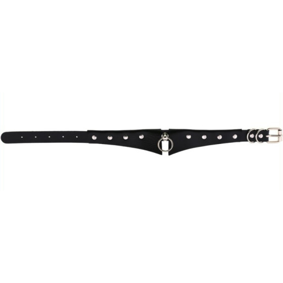 Collier GOTHIC RING Noir