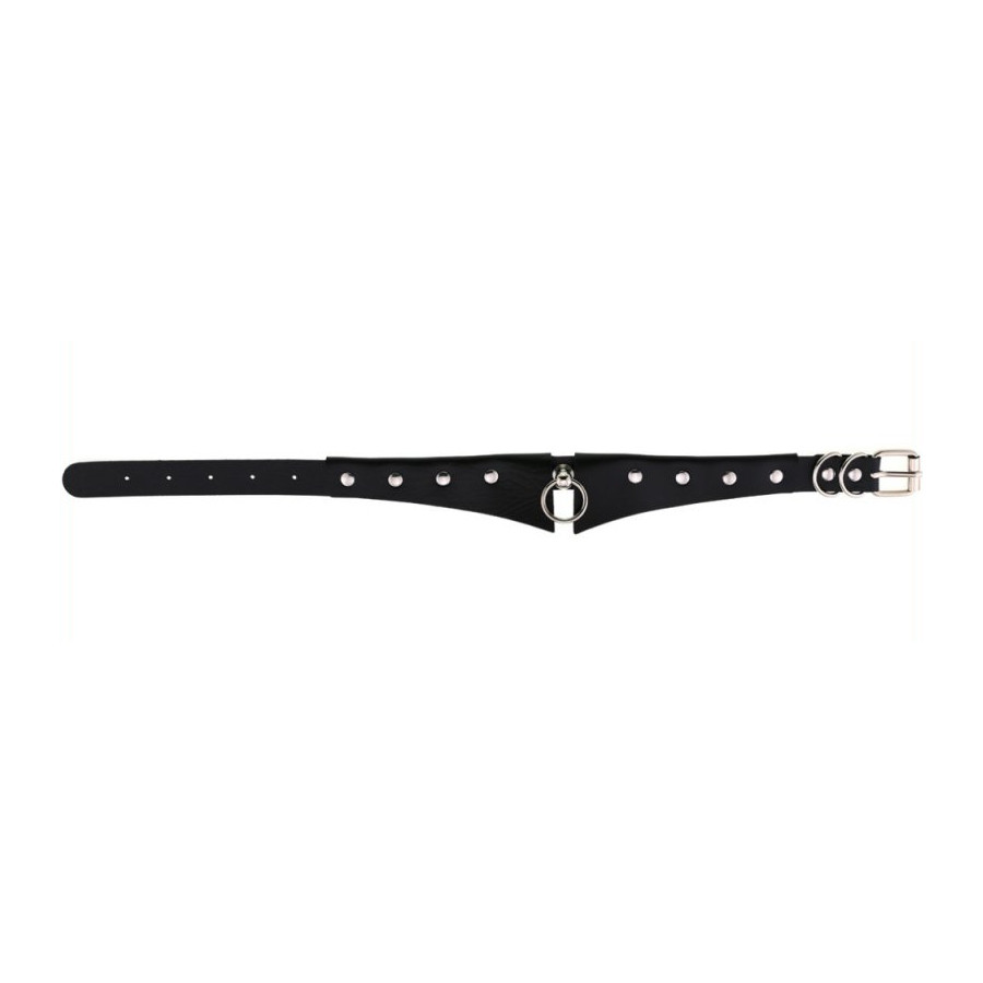 Collier GOTHIC RING Noir