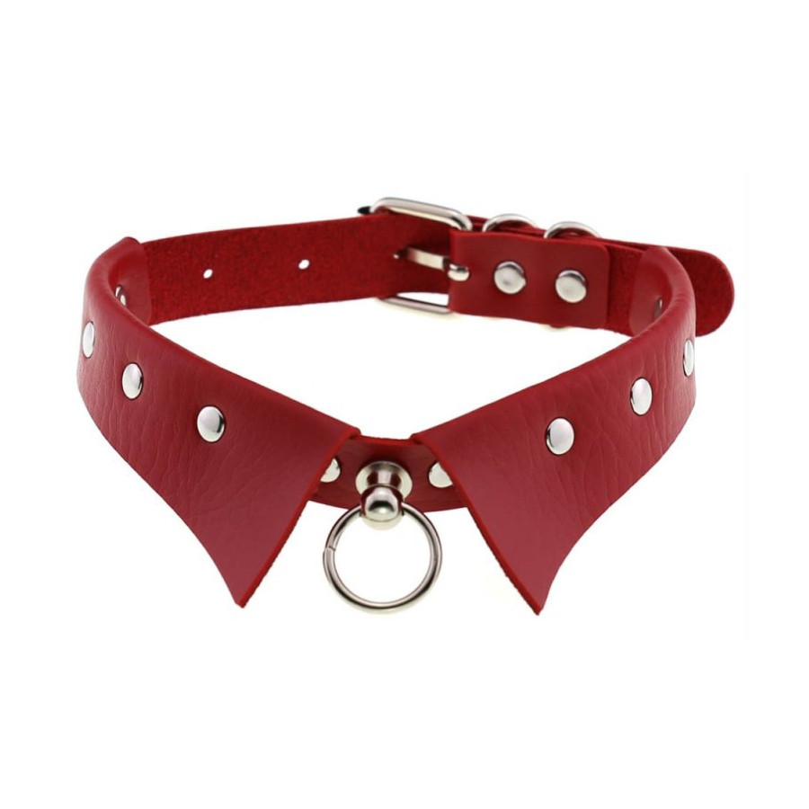 Collier GOTHIC RING Rouge