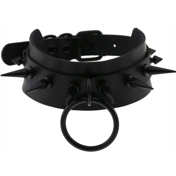 Collier à pointes Strobo Lish Noir